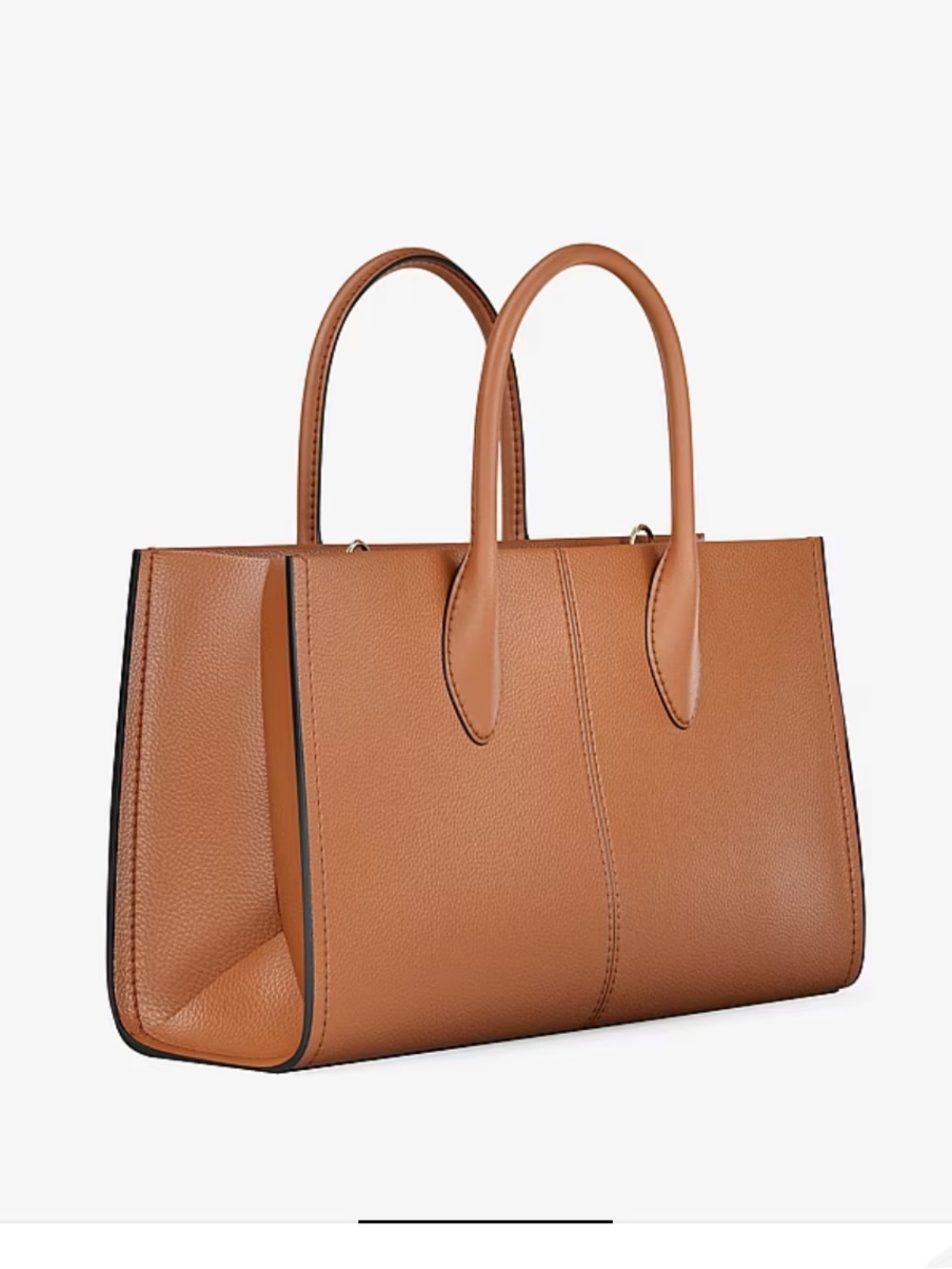 Michael Kors Leather Medium Mirella Satchel Tote Bag Luggage - Picture 11 of 11